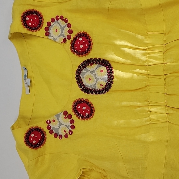 Boden linen tunic Sz 12 - Picture 3 of 4